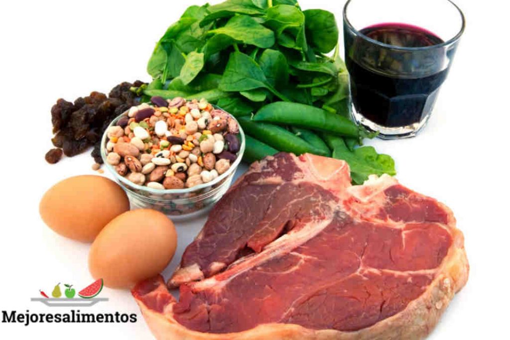 lista de alimentos ricos en hierro para combatir la anemia