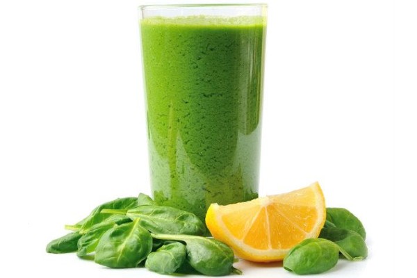 jugo de espinaca y naranja