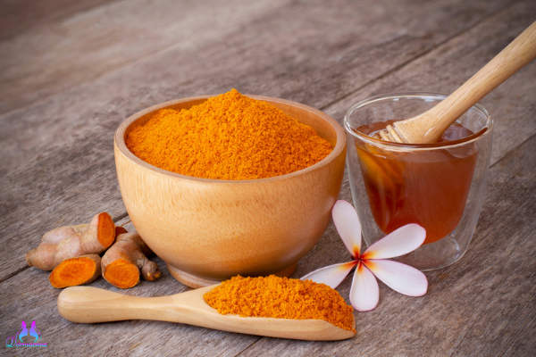 mascarilla de cúrcuma y miel