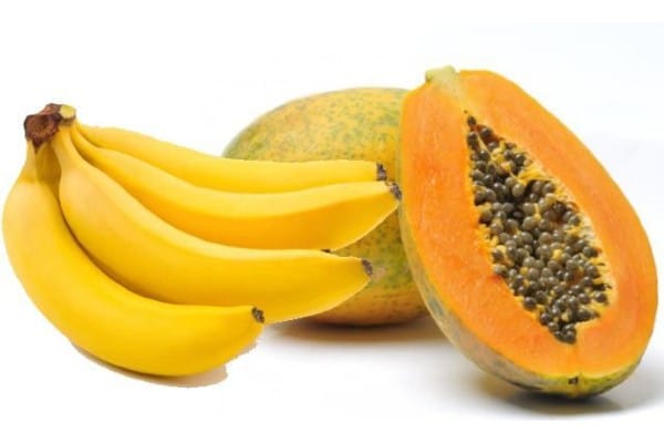 Batido de papaya con banana