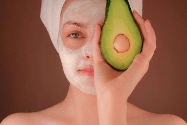 Crema de aguacate avena y vinagre de manzana