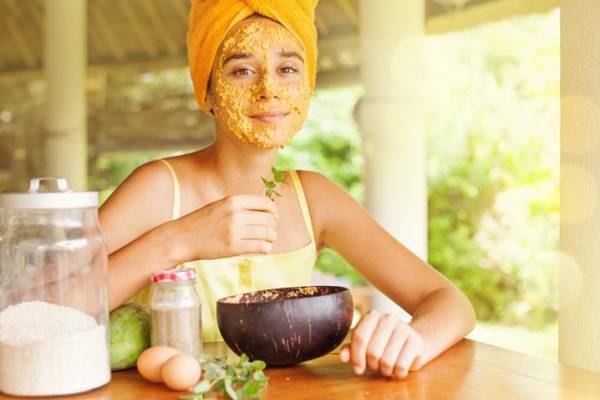 Mascarilla de avena y leche