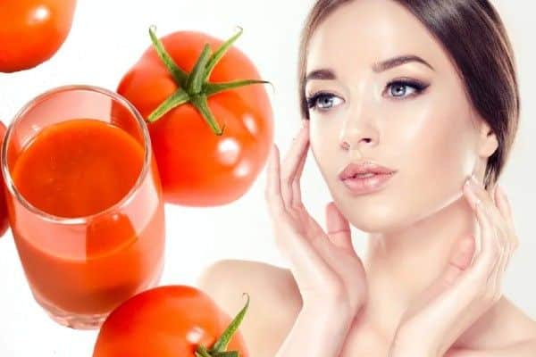 Mascarilla de tomate y azúcar