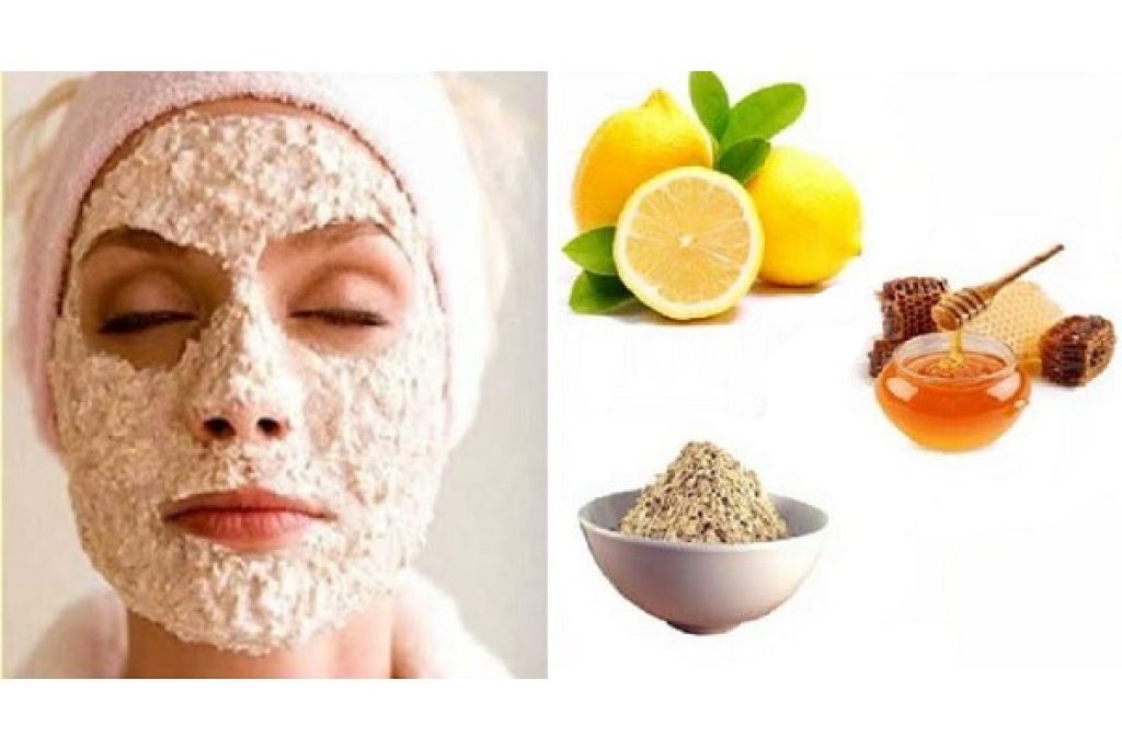 mascarilla de avena miel y limon
