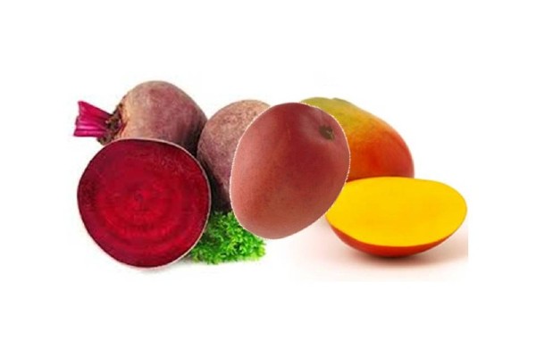 Jugo de mango, betabel y linaza